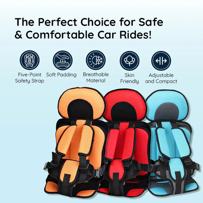 Child Booster Seat with Five Point Harness and High Density Foam Padding