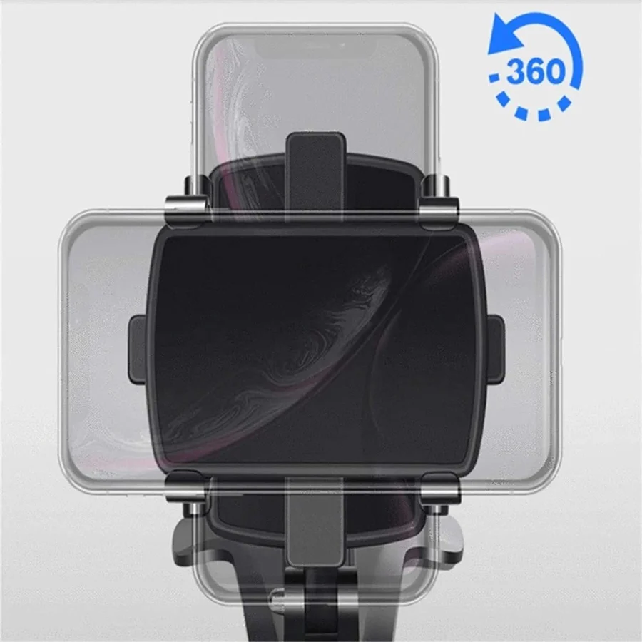 Car Phone Holder with 360-Degree Rotation and Dashboard Mount