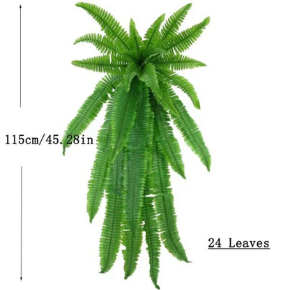 UV Resistant Lifelike Artificial Boston Fern