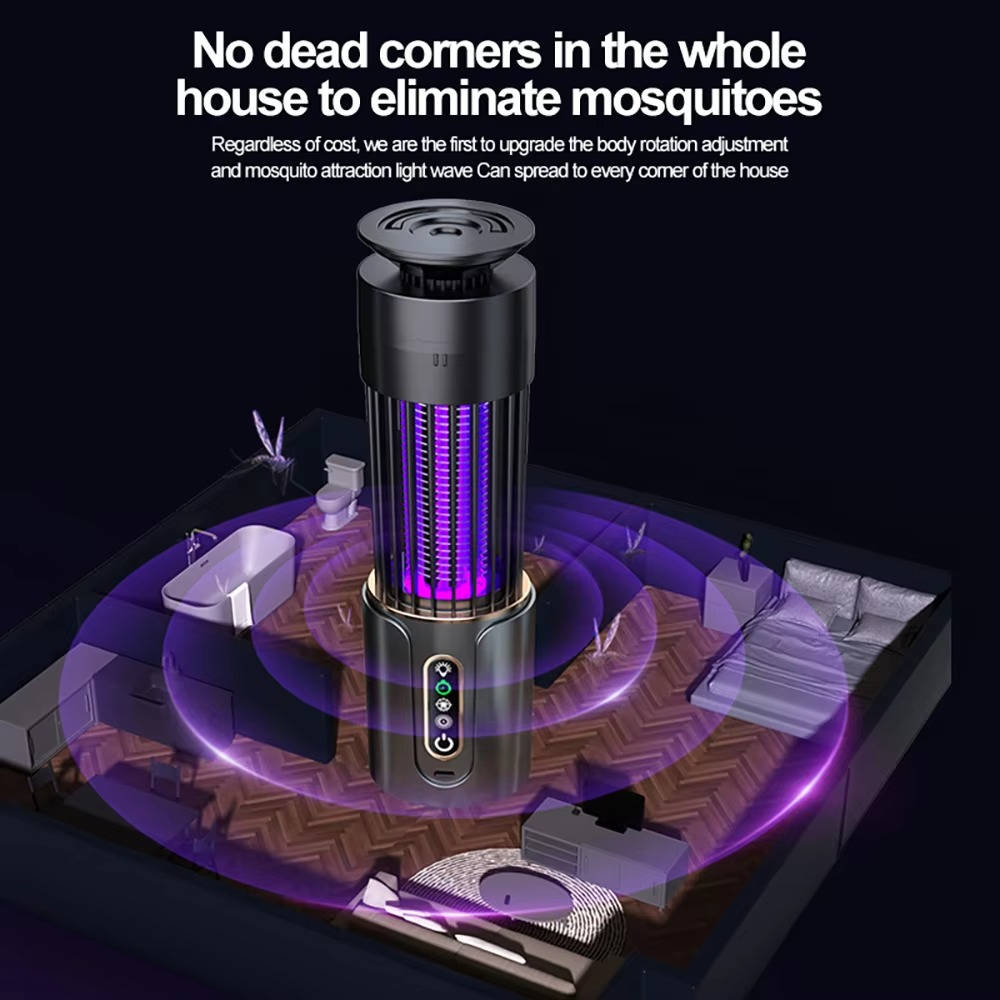 Indoor UV Mosquito Trap with Rechargeable Battery