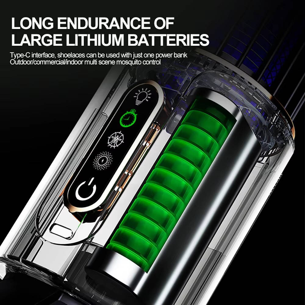 Indoor UV Mosquito Trap with Rechargeable Battery