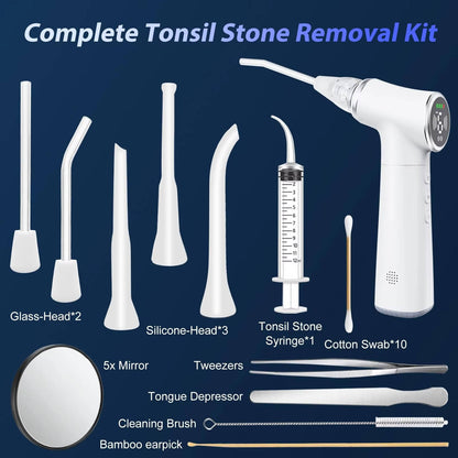 Rechargeable Oral Cleaning Tool with 3 Suction Levels