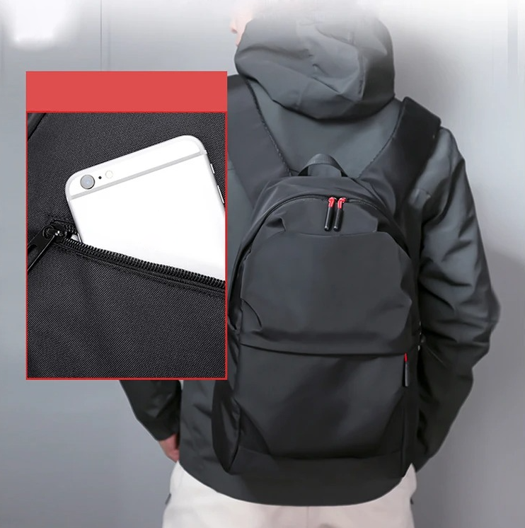 Water Resistant Laptop Backpack with Padded Sleeve and Airflow Back Panel