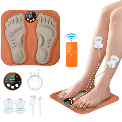Portable EMS Foot Massage Mat with Remote Control