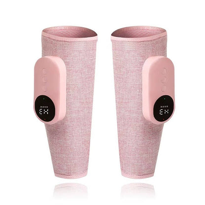 Rechargeable Cordless Air Compression Massager with Heat and Calf Wraps