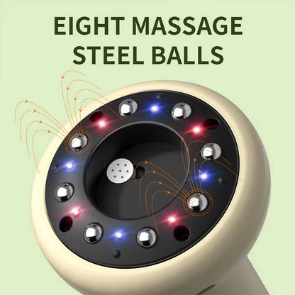 Rechargeable 3 in 1Vacuum Cupping Massager with Heat and LED Display