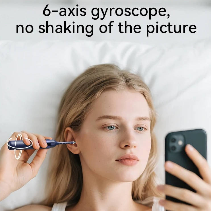 Visual Ear Cleaning Tool with HD Camera Video and Storage Case