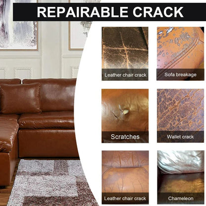 Leather Repair Gel for Car Seats and Sofas in Six Color Options