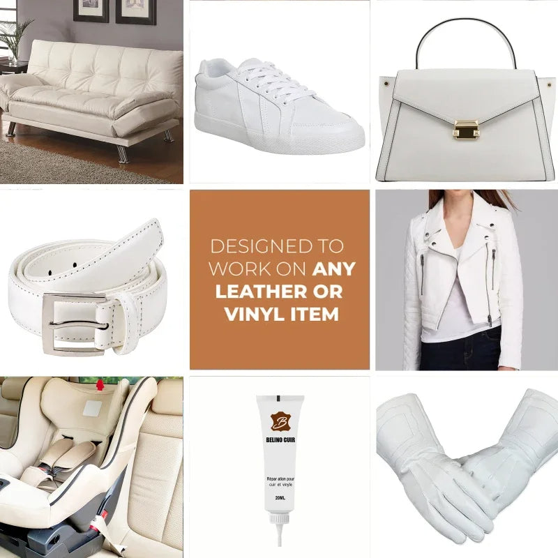Leather Repair Gel for Car Seats and Sofas in Six Color Options