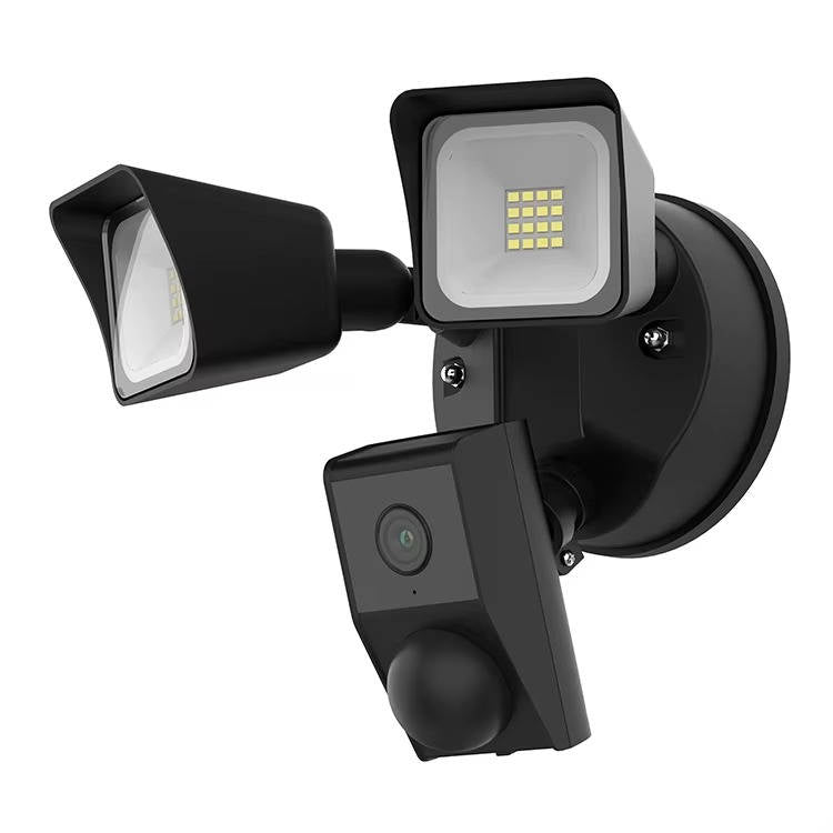 Outdoor Floodlight with 2K Security Camera, Motion Sensor, 2300LM LED, Night Vision