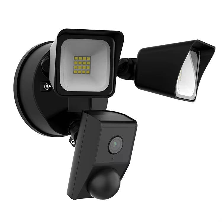 Outdoor Floodlight with 2K Security Camera, Motion Sensor, 2300LM LED, Night Vision