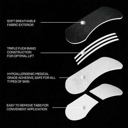 Triple Band Nasal Strips for Breathing Support Nighttime Comfort