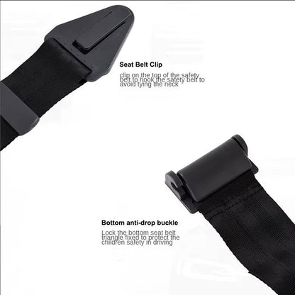 Kids Seat Belt Positioner with Adjustable Fit for Car Use