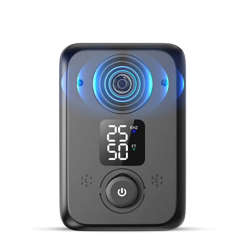 Ultrasonic Dog Bark Training Device with Rechargeable Battery and LED Screen