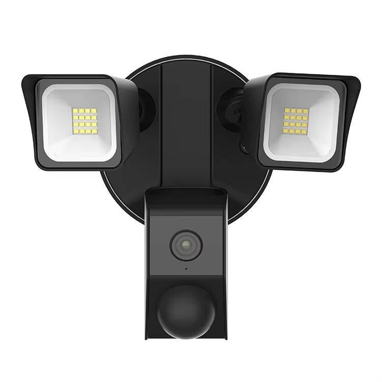 Outdoor Floodlight with 2K Security Camera, Motion Sensor, 2300LM LED, Night Vision