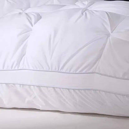 Soft Quilted Bed Pillows Microfiber Fill for Side Sleepers, 2 Pack