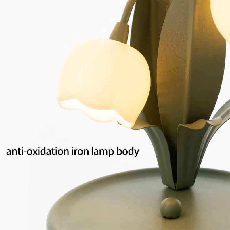 Artificial Rose Bonsai Table Lamp with USB Power and 3 Light Modes
