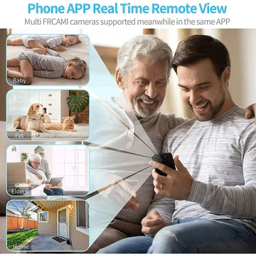 1080P HD Security Camera with Magnetic Base and Night Vision for Motion Alerts