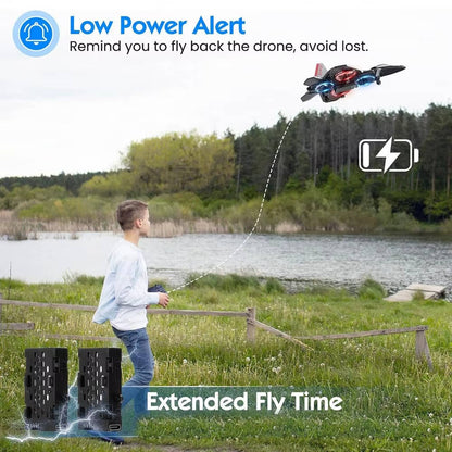 Remote Control Airplane RC Fighter Jet with 360 Degree Flip Stunts for Kids