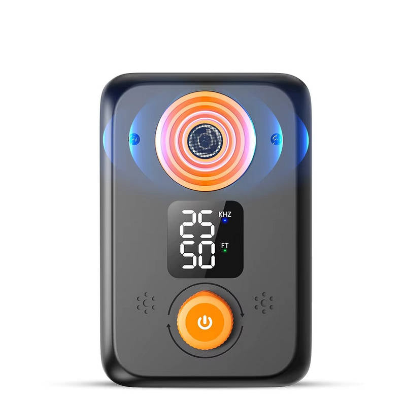 Ultrasonic Dog Bark Training Device with Rechargeable Battery and LED Screen