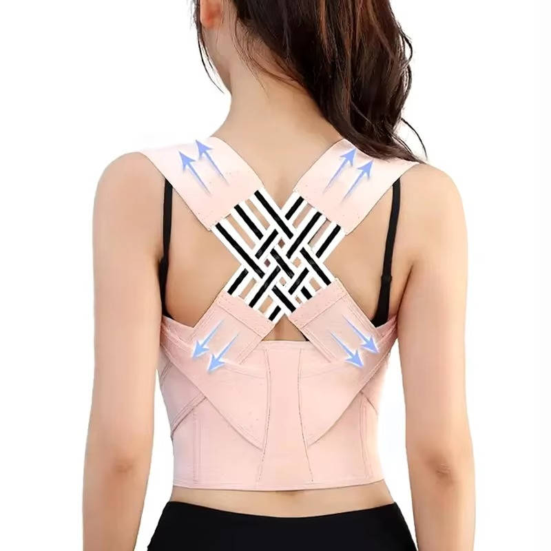 Adjustable Posture Support Brace with Breathable Shoulder Straps