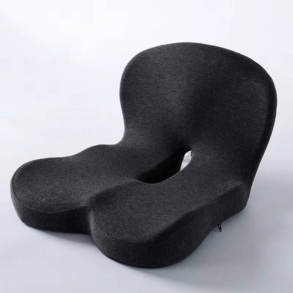 Ergonomic Memory Foam Seat Cushion Contoured Support, Car and Office Chair