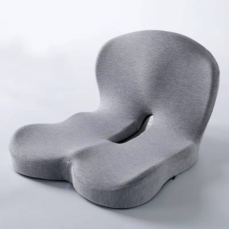 Ergonomic Memory Foam Seat Cushion Contoured Support, Car and Office Chair
