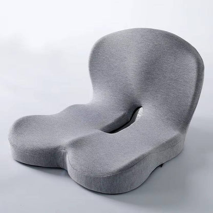 Ergonomic Memory Foam Seat Cushion Contoured Support, Car and Office Chair