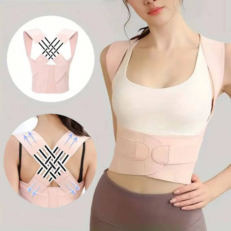Adjustable Posture Support Brace with Breathable Shoulder Straps
