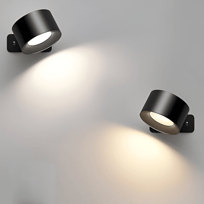 Rotatable Magnetic Wall Lamp with 360° Adjustment and 12-Hour Battery