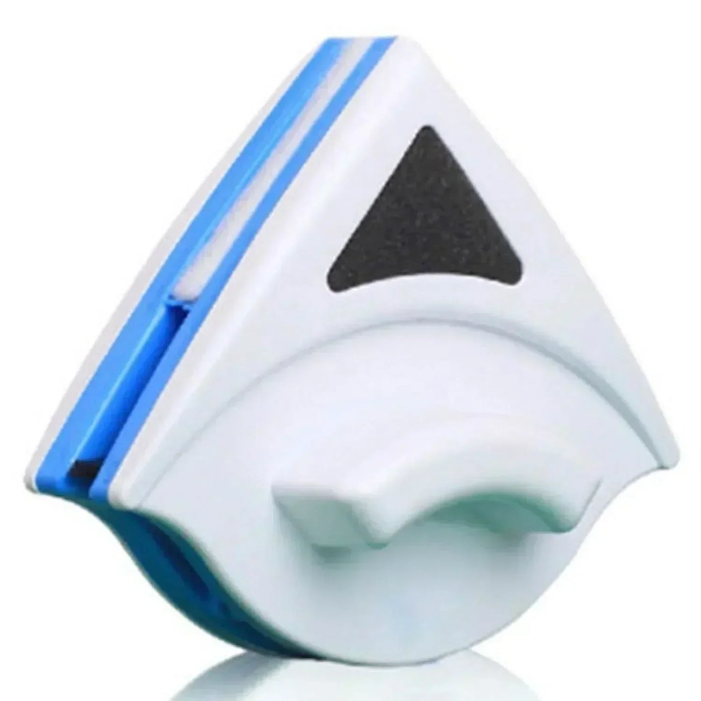 Dual-Sided Magnetic Window Cleaner with Magnetic Lock System