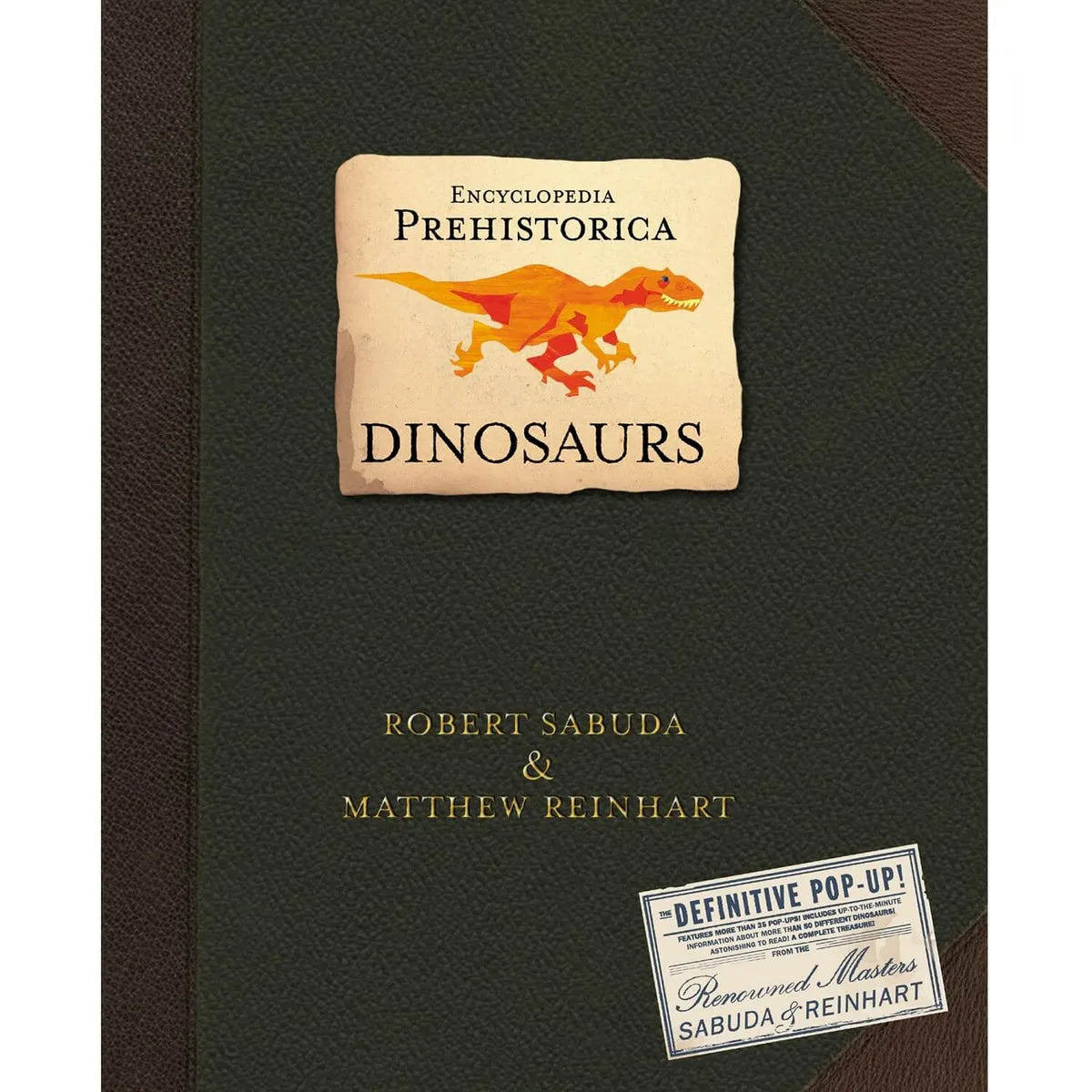 3D Pop-Up Dinosaur Book with Sea Creatures and Educational Facts, Hardcover