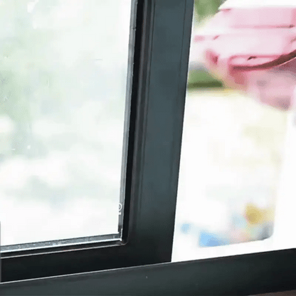 Dual-Sided Magnetic Window Cleaner with Magnetic Lock System
