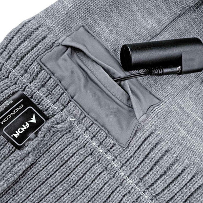 Rechargeable Heated Knit Beanie with Three Heat Settings and 6 Hour Runtime