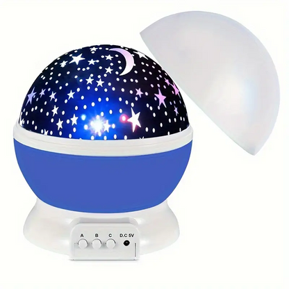 Calming Star Projector Night Light with Sky Projection and Music
