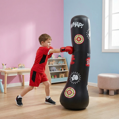 Inflatable Punching Bag Toy with Water Base for Kids
