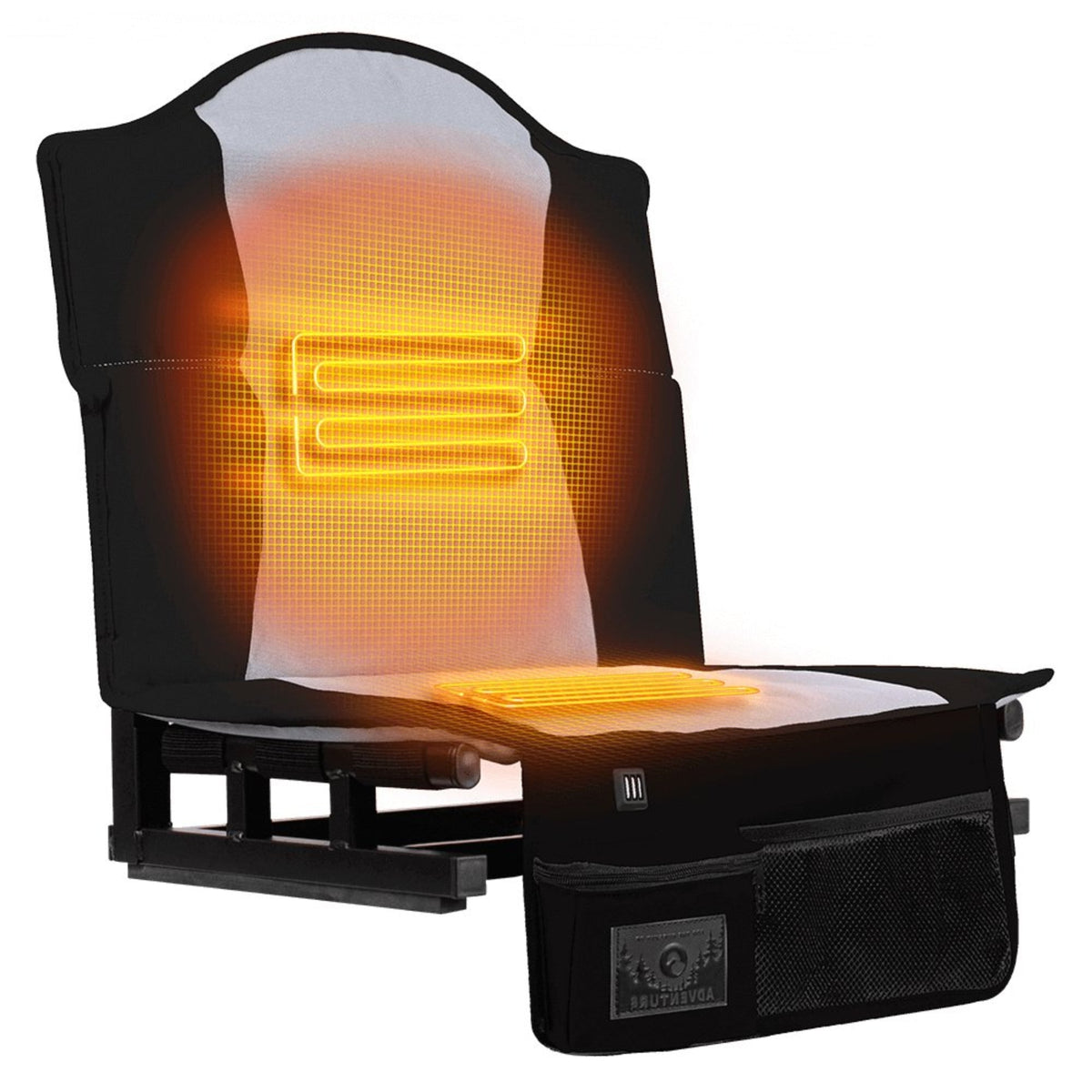 Vantage Heated Stadium Seat - front view | Silarius