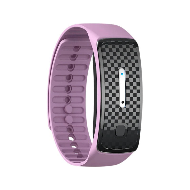Ultrasonic Mosquito Repellent Bracelet with USB Rechargeable Battery and Adjustable Strap