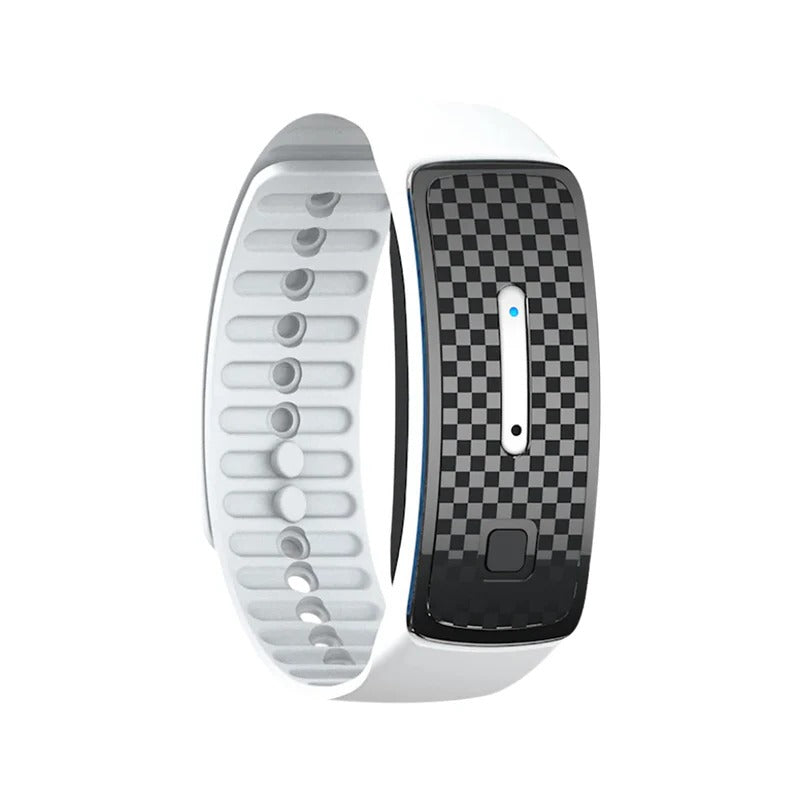 Ultrasonic Mosquito Repellent Bracelet with USB Rechargeable Battery and Adjustable Strap