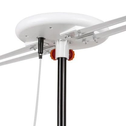 Omnidirectional HDTV Antenna for UHF and VHF Signals with a Smart IC Chip, 40 Foot Cable and USB or AC Power