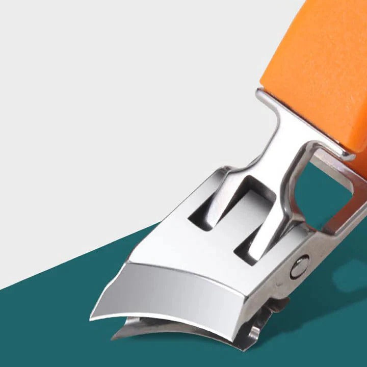 Wide Jaw Nail Clippers with Stainless Steel Blades for Thick Nails