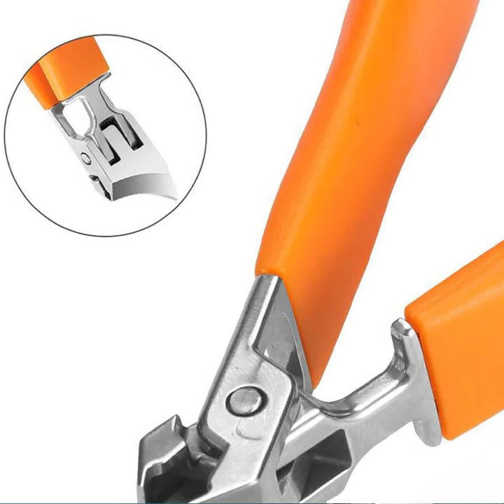 Wide Jaw Nail Clippers with Stainless Steel Blades for Thick Nails