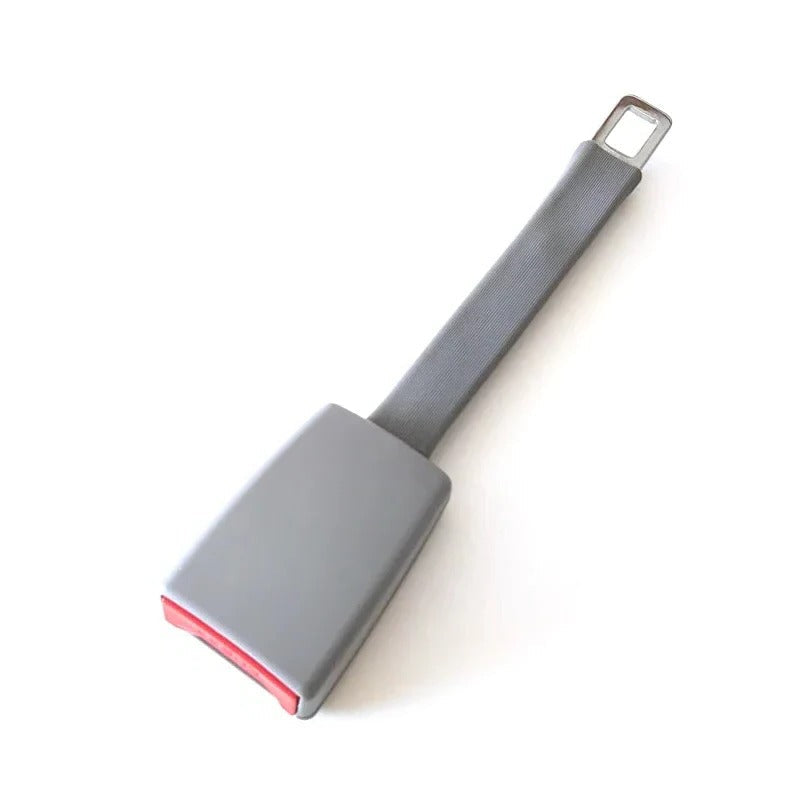Seat Belt Extender with Rigid Steel Cable Core and Upright Buckle Holder 11 Inch