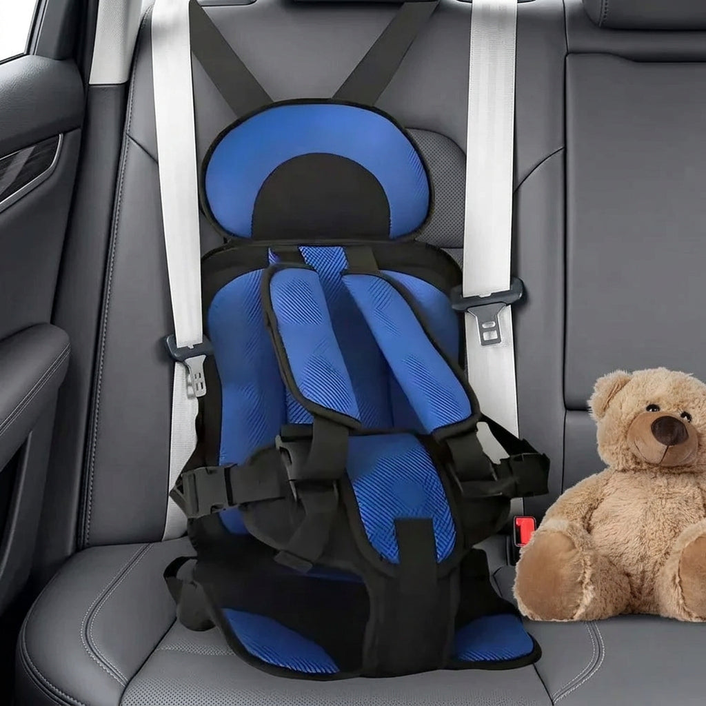 Child Booster Seat with Five Point Harness and High Density Foam Padding