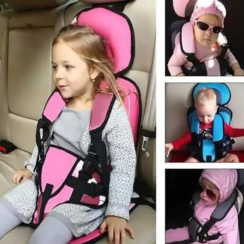 Child Booster Seat with Five Point Harness and High Density Foam Padding