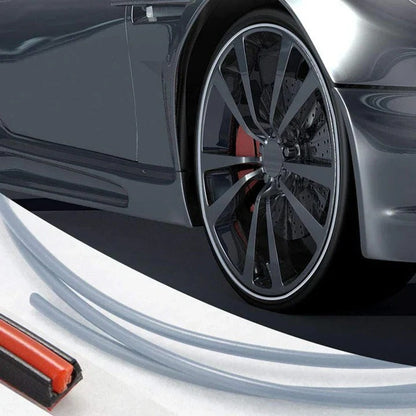 Wheel Rim Protective Strip with Adhesive Backing and Booster, 8 Meter Roll