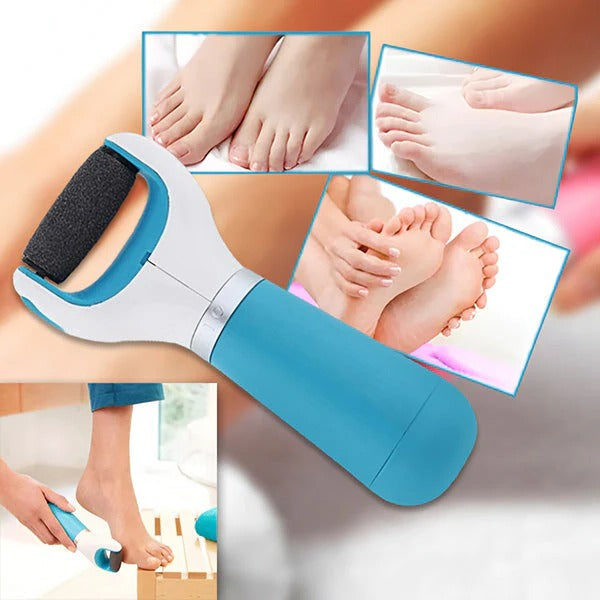 Rotating Foot File with Rechargeable Battery and Detachable Head
