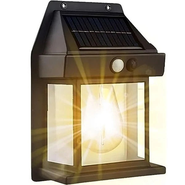 Solar Motion Sensor Light with Warm White LED and Weatherproof Housing