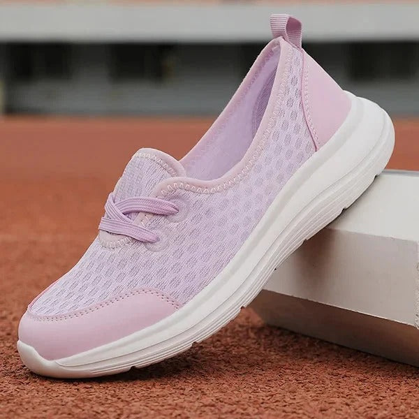Orthopedic Mesh Shoes with Memory Foam Footbed and Arch Support, Slip Resistant