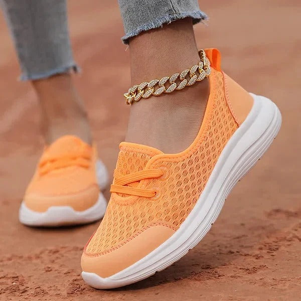 Orthopedic Mesh Shoes with Memory Foam Footbed and Arch Support, Slip Resistant